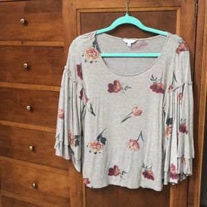 Lucky Brand flow sleeve tee